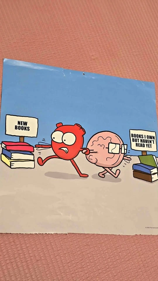 The Awkward Yeti Heart and Brain Posters