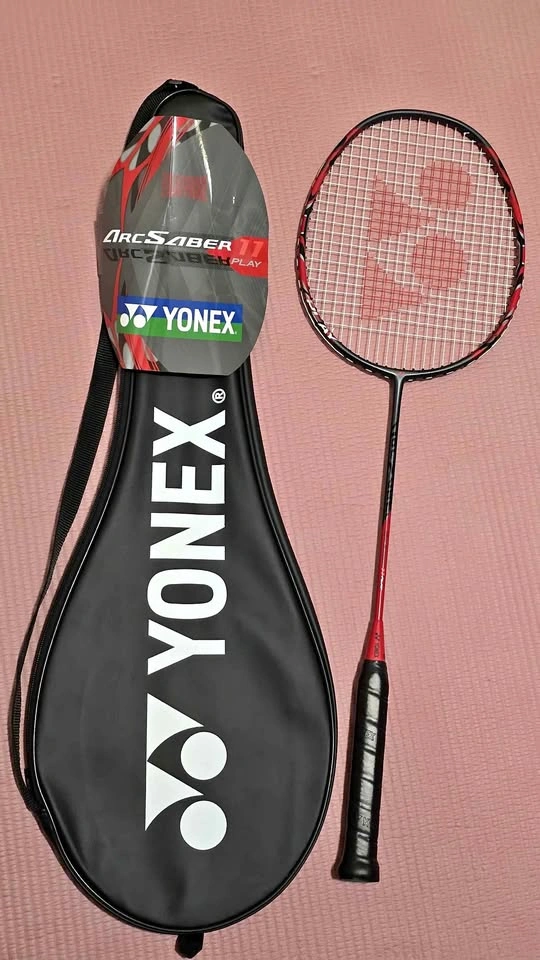 Yonex ArcSaber 11 Play Badminton Racket, Red
