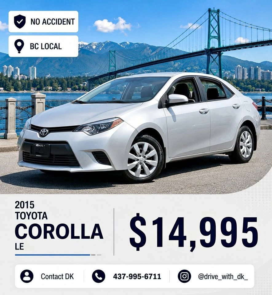 2015 Toyota COROLLA LE