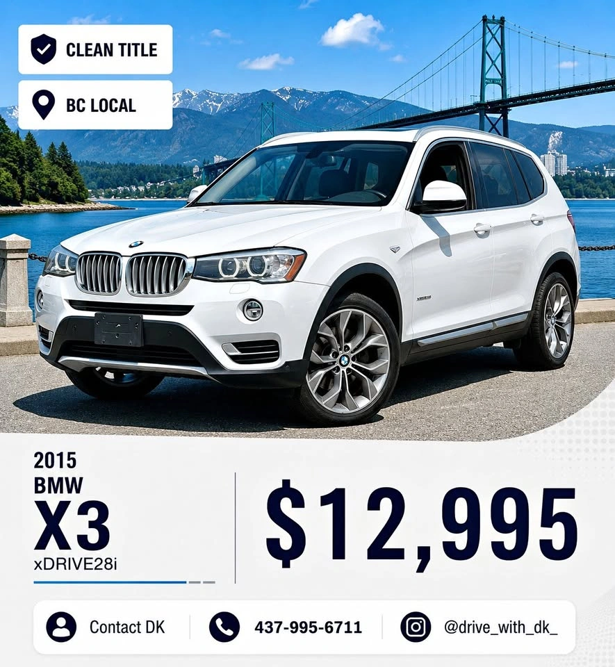 2015 BMW X3 xdrive28i