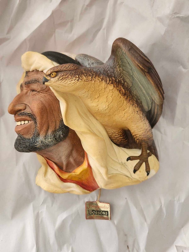Vintage Bossons Chalkware Wall Plaque ⚽ - photo 2