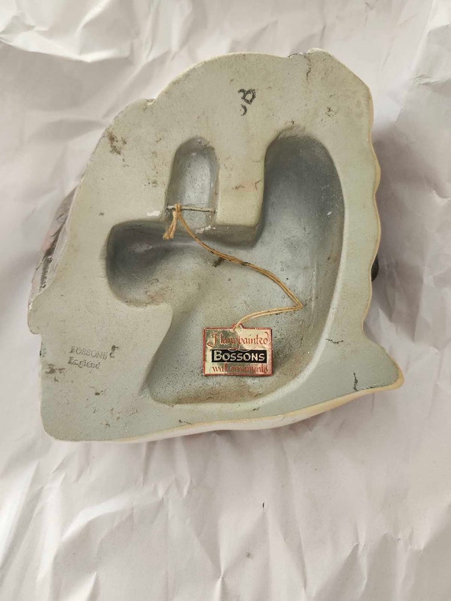 Vintage Bossons Chalkware Wall Plaque ⚽ - photo 3