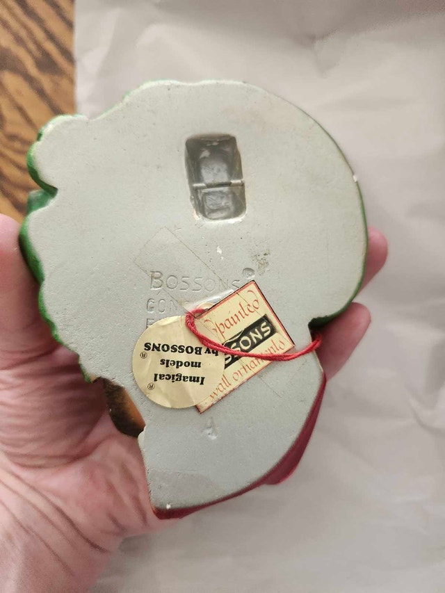 Vintage Bossons Chalkware Wall Plaque ⚽ - photo 3