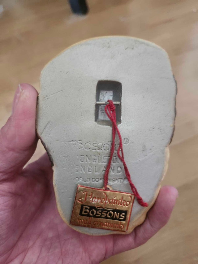 Vintage Bossons Chalkware Wall Plaque ⚽ - photo 2