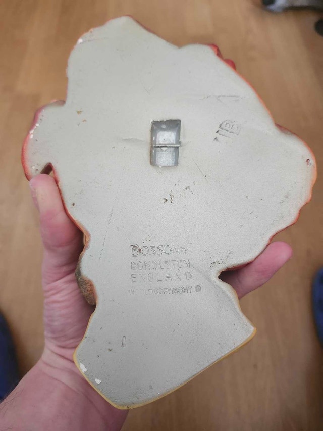 Vintage Bossons Chalkware Wall Plaque ⚽ - photo 2