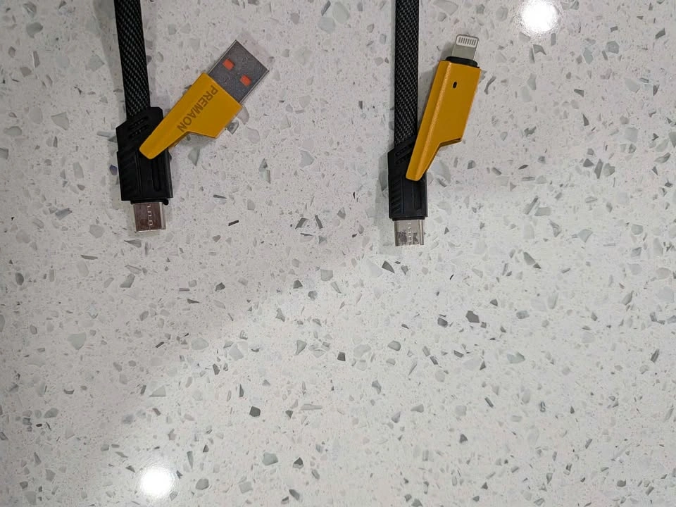 Heavy-Duty 4-in-1 Premaon Fast Charging Cable (2-Meter)