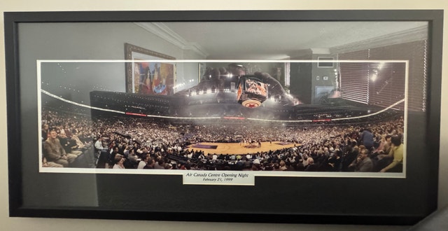 Toronto Raptors Air Canada Centre Opening Night Framed Print