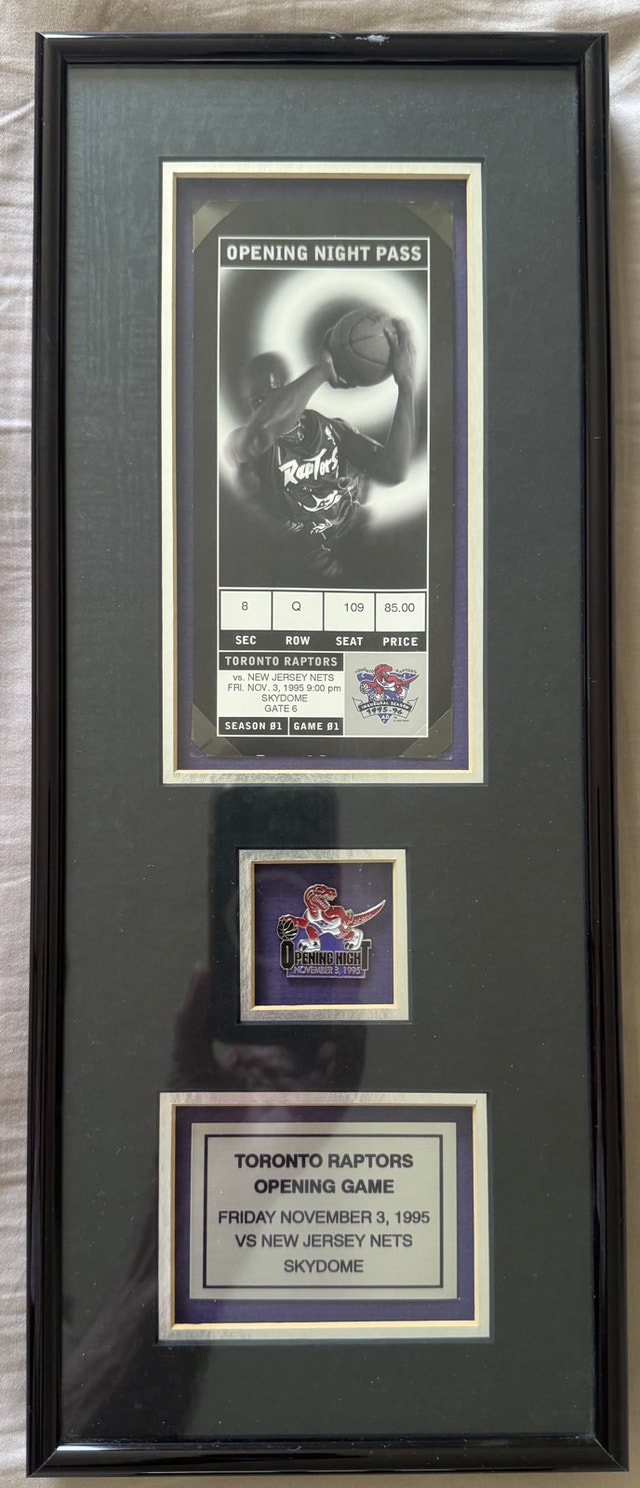 Toronto Raptors Opening Game Nov 3, 1995