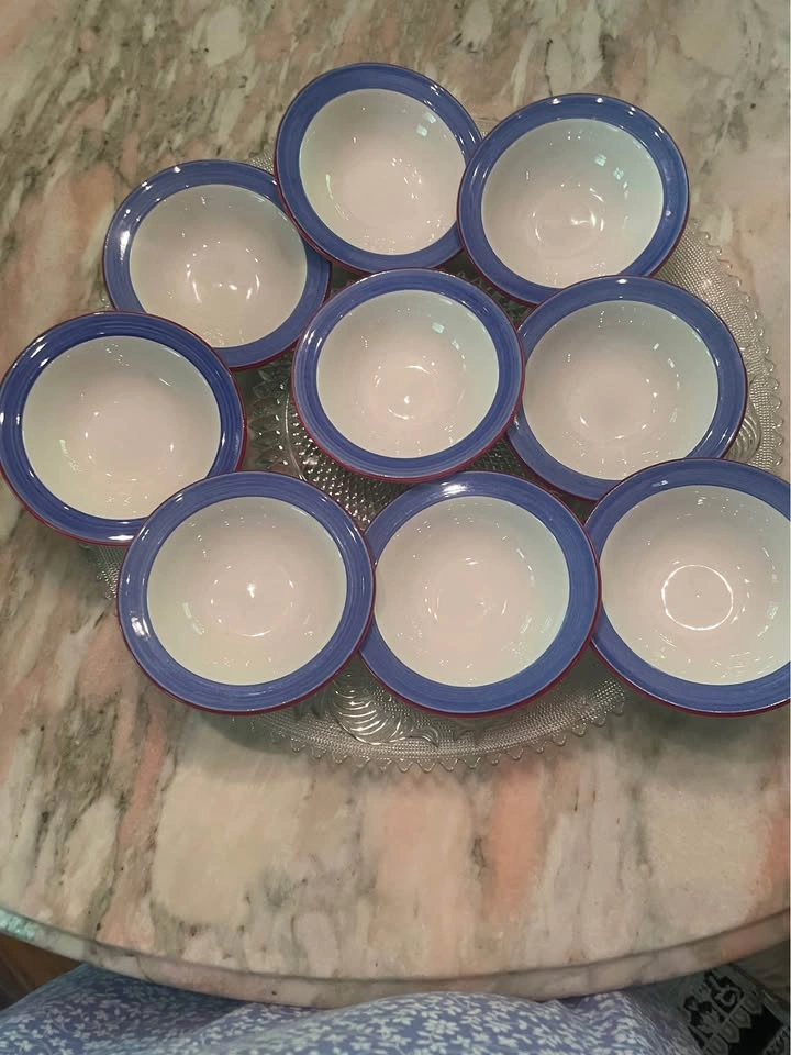 Set of 9 Steelite Intl 5oz Porcelain Fruit/Salsa Bowls - photo 2