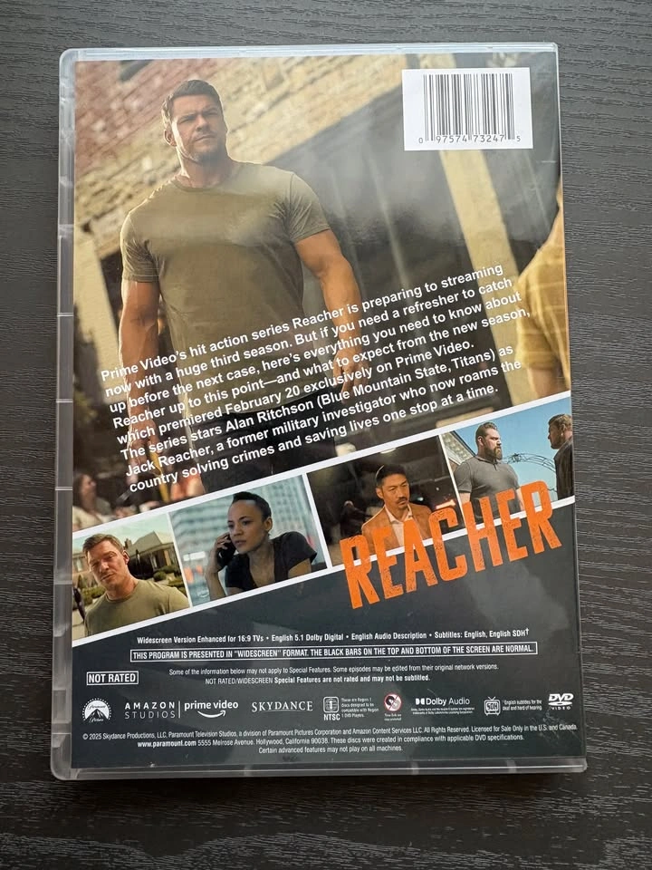 Reacher Season 3 DVD - photo 2