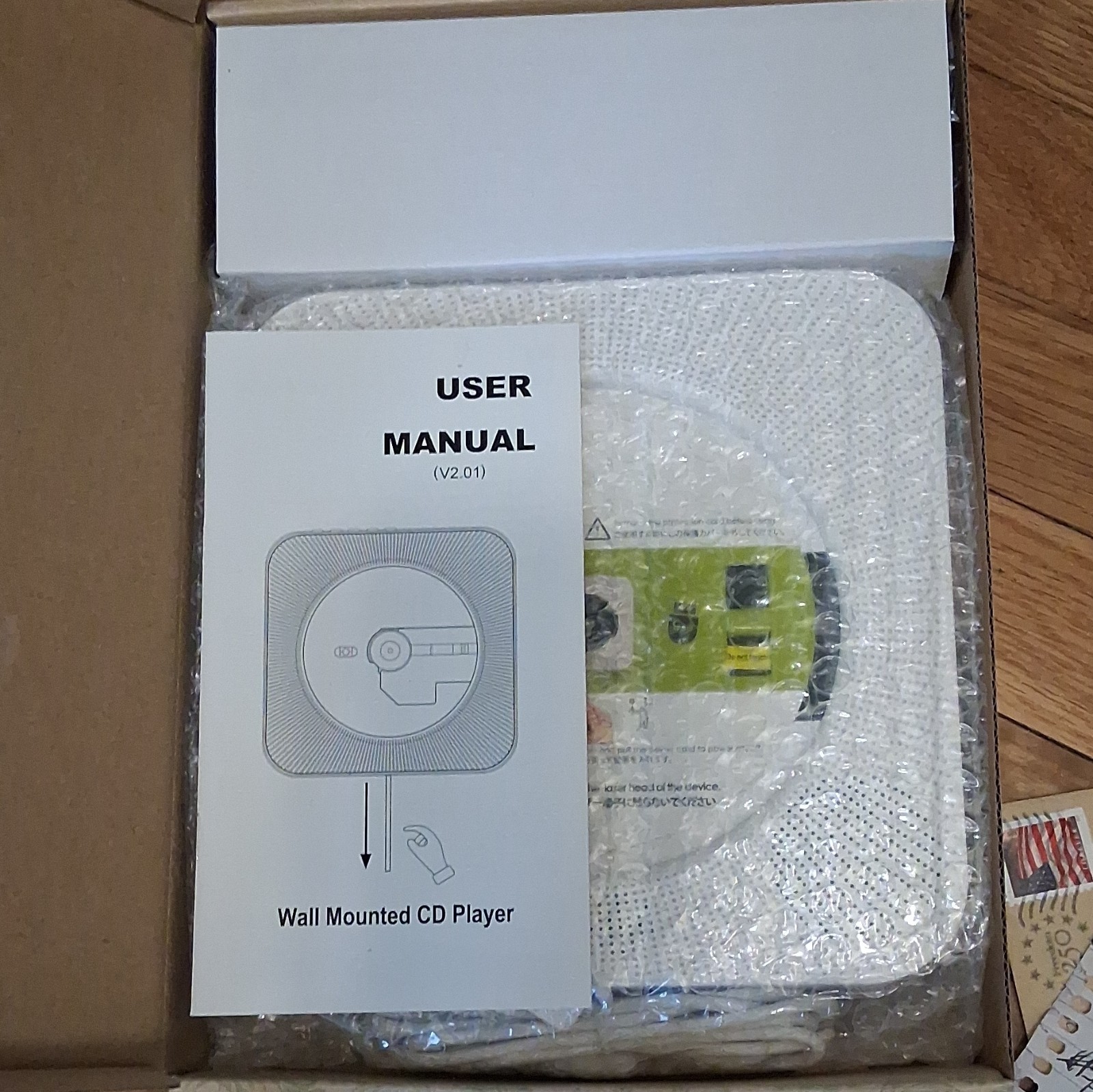Wall Mountable White CD Player - photo 2