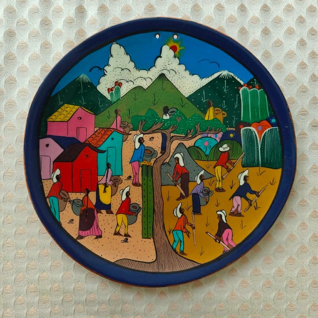 NWT Isidoro Mexican Hand Painted Decorative Plate