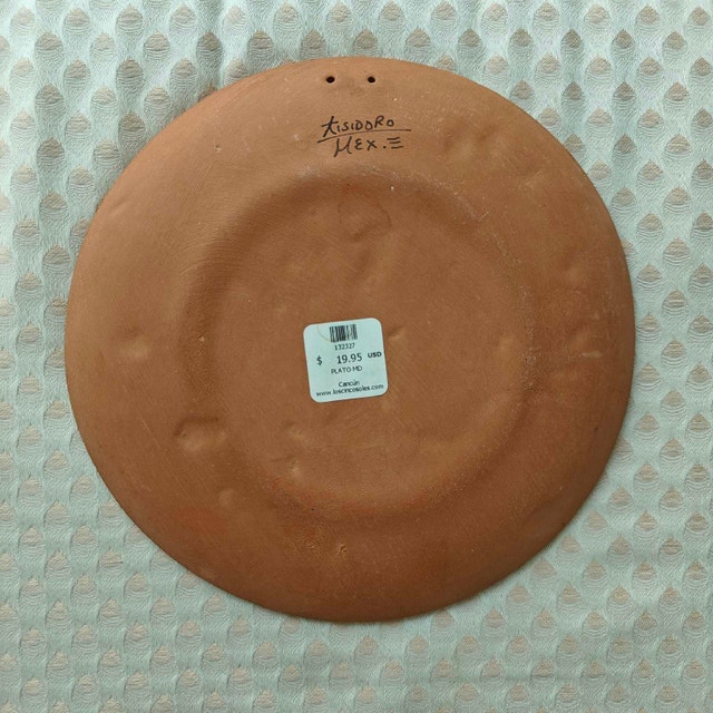 NWT Isidoro Mexican Hand Painted Decorative Plate - photo 2