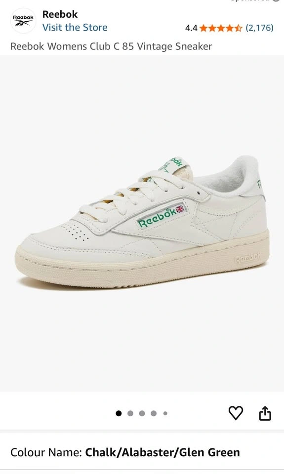 Women’s Classic Reebok Club C Sneakers - photo 3