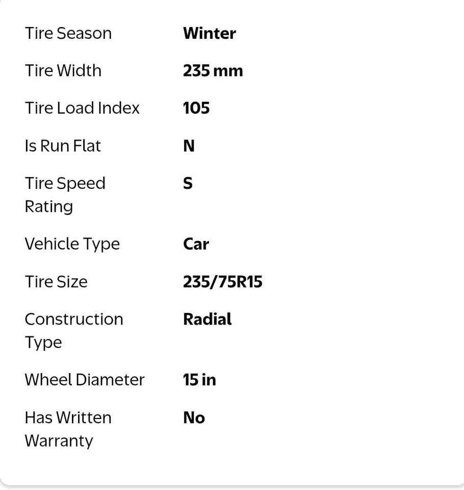 Brand New 215/75R15 105S MAXTREK TREK M7 Tire - photo 3