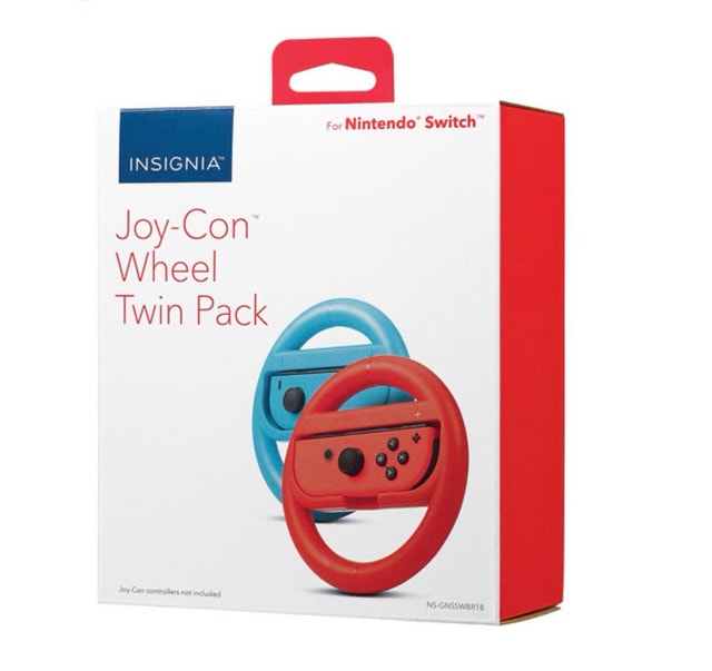 Insignia Nintendo Switch Joy-Con Wheel Twin Pack