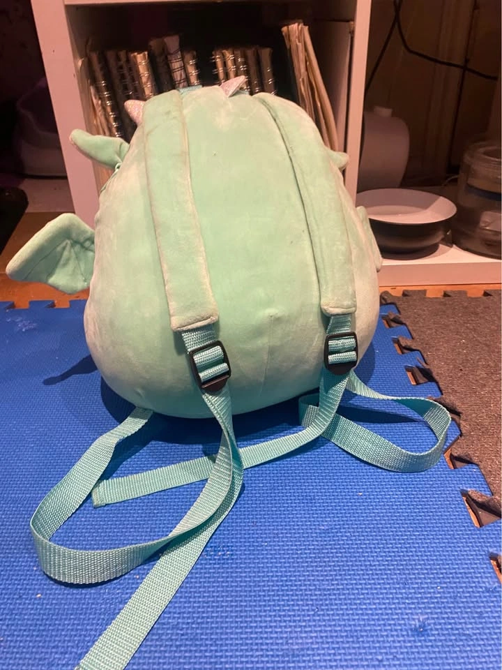 Squishmallow Backpack - Miles the Teal Dragon - photo 2