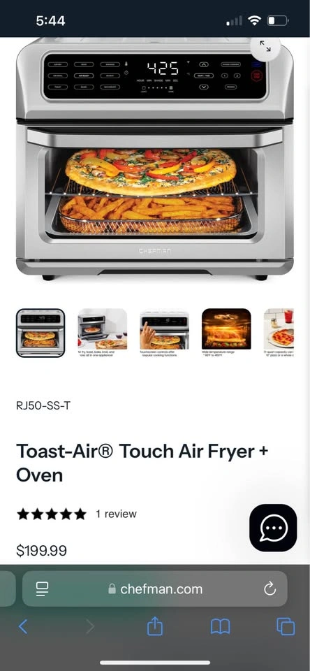 Chefman Toast-Air Air Fryer + Oven - photo 4