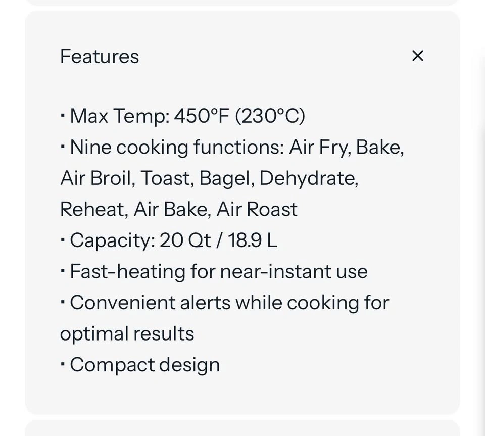 Chefman Toast-Air Air Fryer + Oven - photo 5
