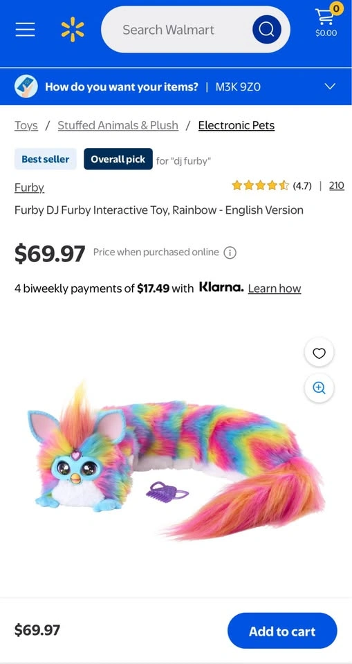 Furby DJ Interactive Toy (Rainbow) 🌈 Spanish version - photo 2