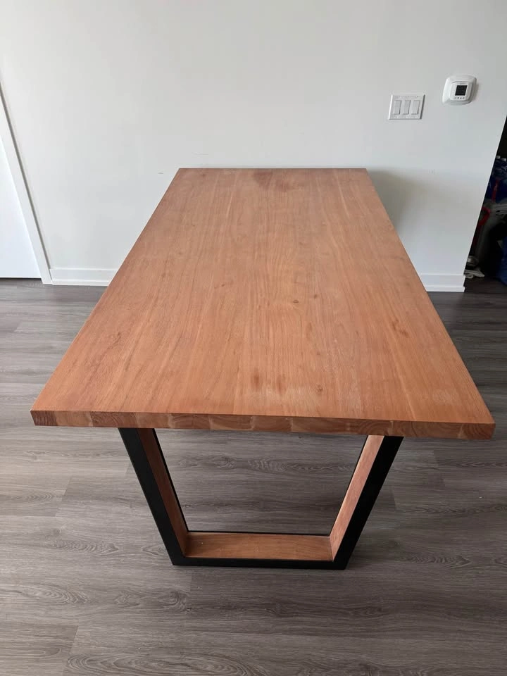 Acacia wood dining table 190 cm - photo 2
