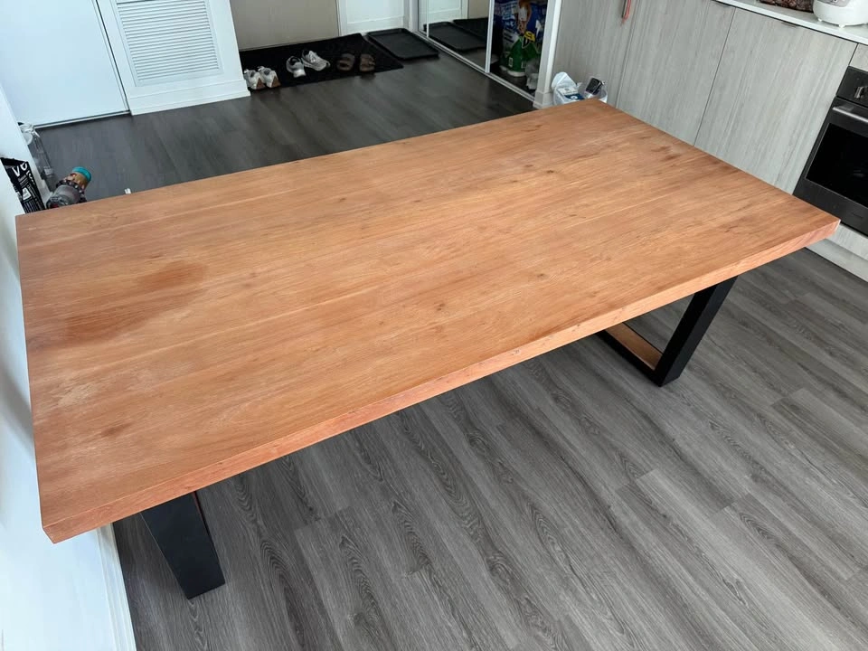 Acacia wood dining table 190 cm - photo 5