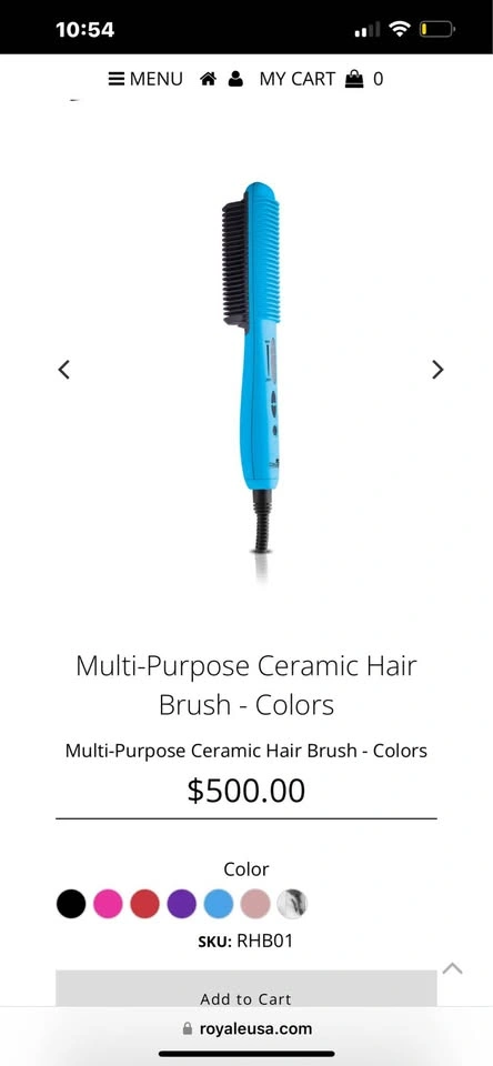 Brand new hair straightener brush - photo 2
