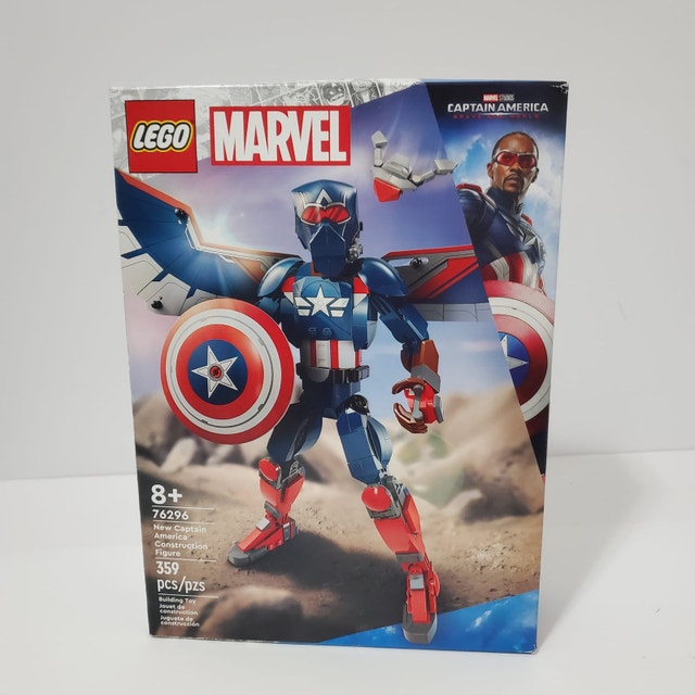 LEGO Marvel New Captain America Construction Figure 76296