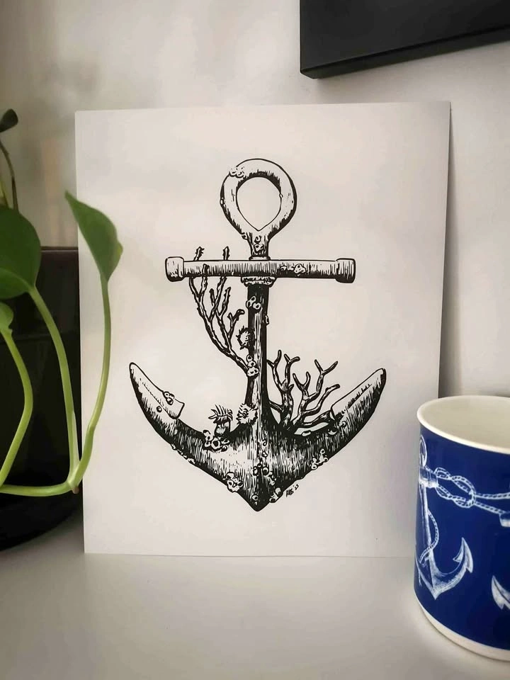 "Coral" - Art Print by Local Artist