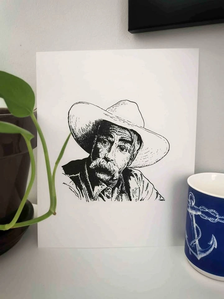 "The Stranger" - Art Print by Local Artist