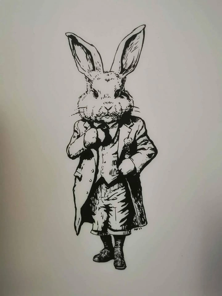 "M. Lapin" - Art Print by Local Artist - photo 2