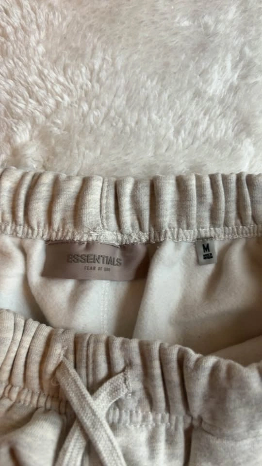 Fear of God Essentials Shorts – Light Oatmeal (Size Medium) - photo 3