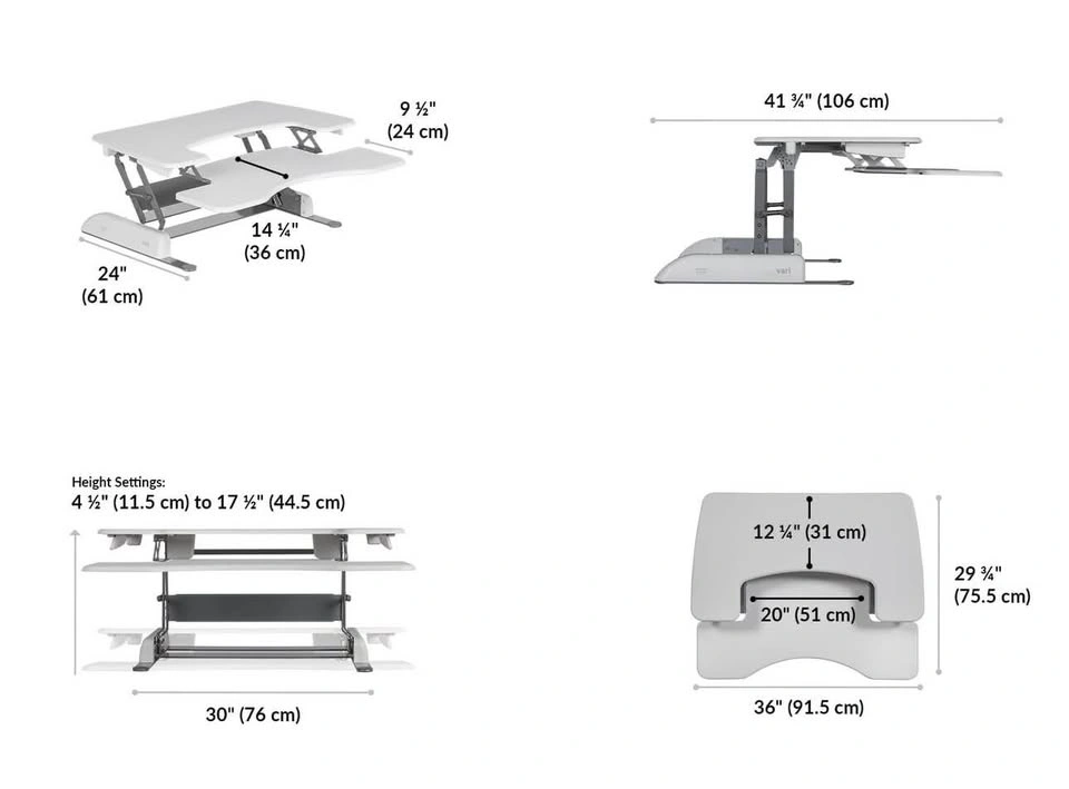 Varidesk Pro Plus 36 Standing Desk Converter - photo 4