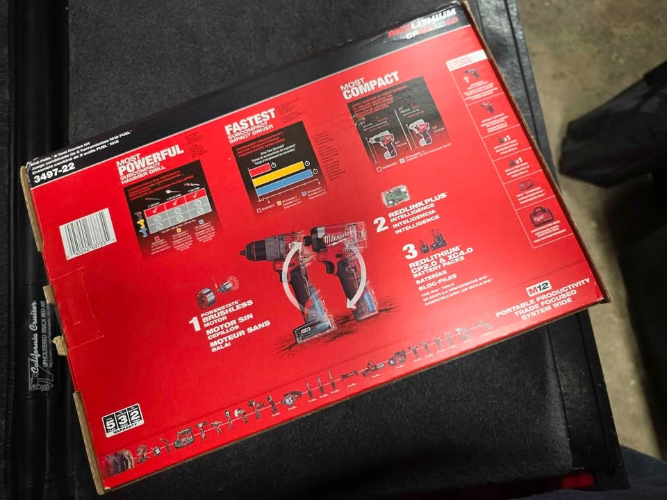 Milwaukee m12 Fuel Drill and driver kit - photo 5