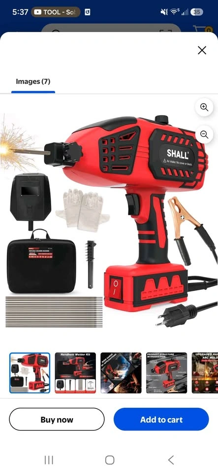 Shall Hand held portable welder - photo 4
