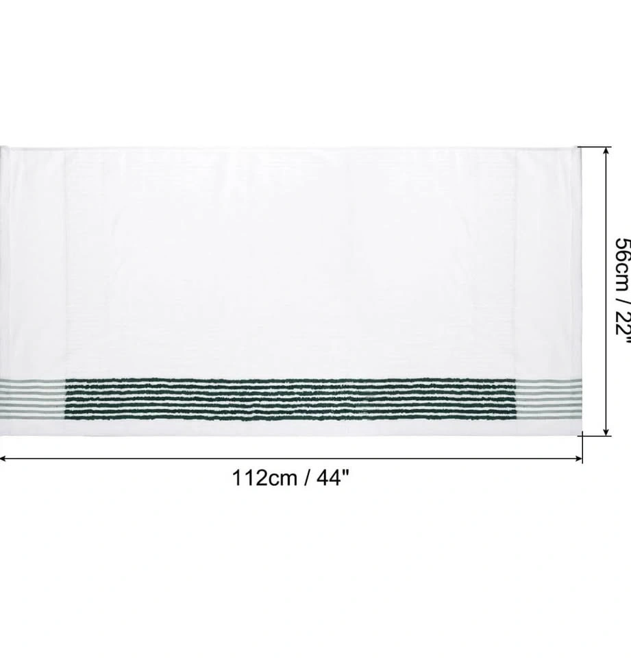 Large Caddy Golf Towel 22" x 44" - Players Towel - White/Green - photo 2