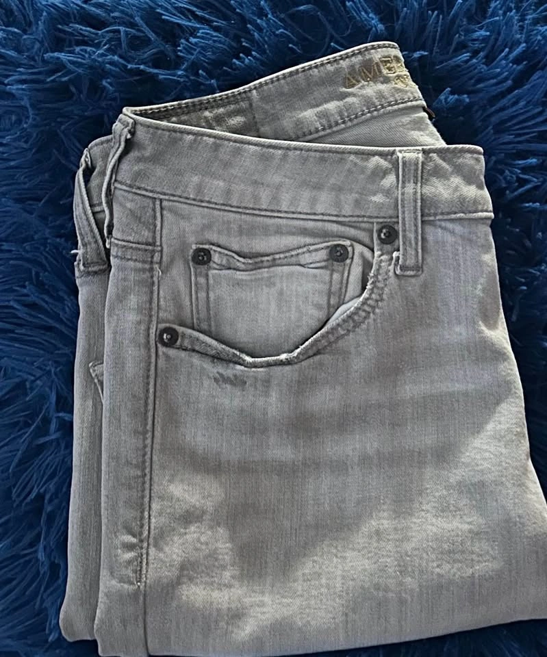 American Eagle Extreme Flex Gray Jeans 30x32 - photo 3
