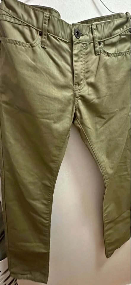 Guess Men's Olive Green Pants Size 29x32