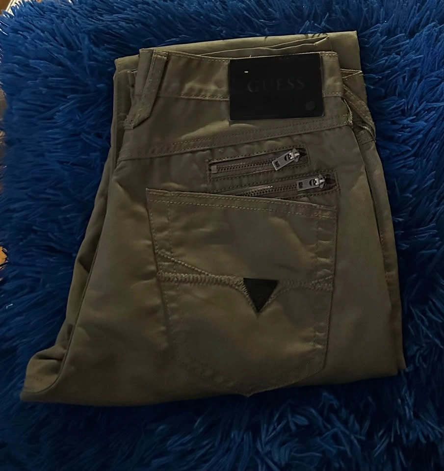 Guess Men's Olive Green Pants Size 29x32 - photo 4