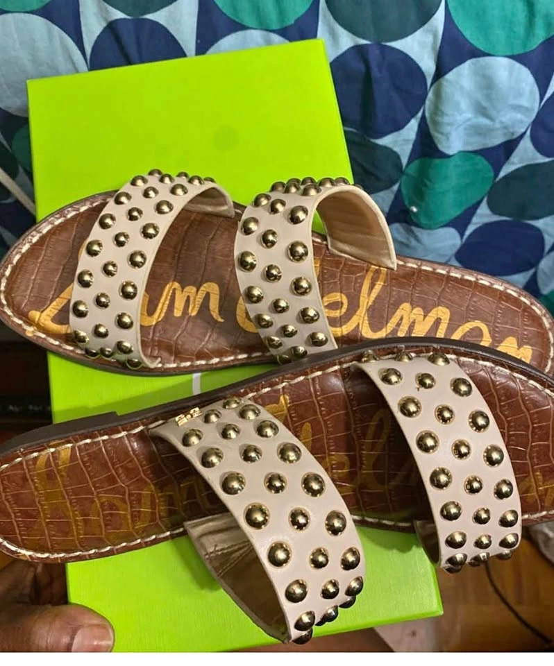 Sam Edelman Bay Studded Slide Sandals Size 10