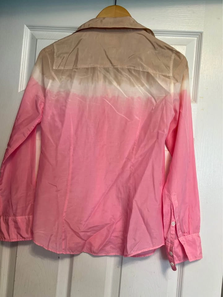 ⚽ Pink/Beige Long sleeve Polo Shirt - photo 2