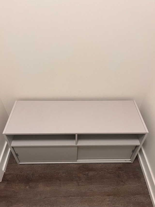 IKEA TV Stand / Media Console with Sliding Compartments