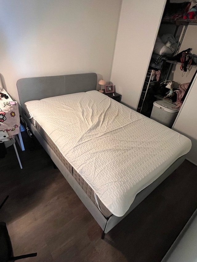 IKEA Double Bed Frame + Mattress