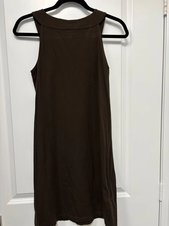 LOFT Ann Taylor Womens MP Brown Gold Sequin Shift Dress⚽️ - photo 5