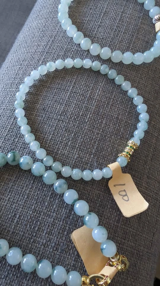 Stunning Icy Jadeite Bracelets - Authenticated & Customizable! - photo 5