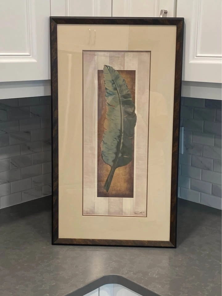 Framed “Banana Leaf” Art Print by Tandi Venter - photo 2
