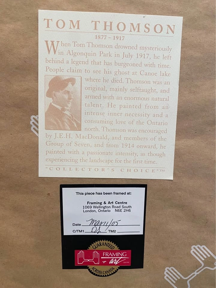 Tom Thomson Northern River Limited Edition Framed Print - photo 4