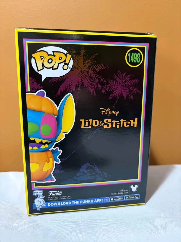 Pumpkin Stitch (Blacklight) #1498 - Lilo & Stitch Exclusive - photo 2