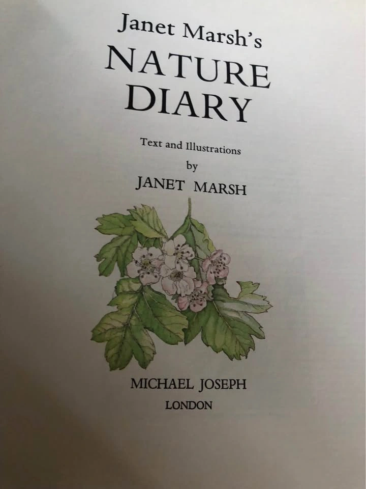 ⚽️ Nature Diary Vintage book by Janet Marshal - photo 2