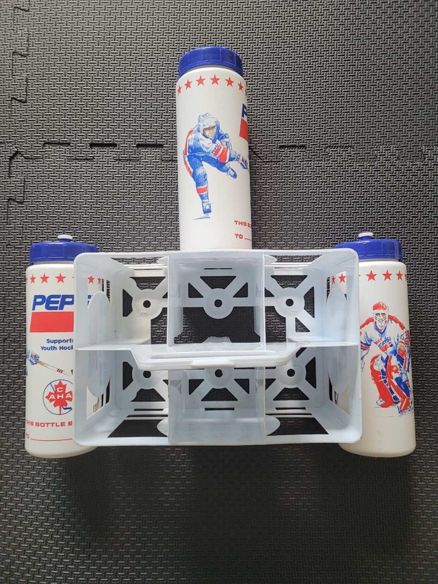Vintage Pepsi CAHA Canada Hockey Water Bottles 1988-91, UNUSED - photo 3